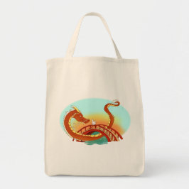 Chance-ontmoeting op zonsondergang tote bag