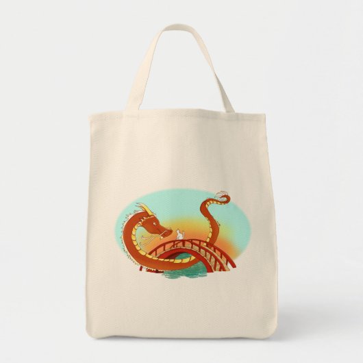 Chance-ontmoeting op zonsondergang tote bag (Voorkant)