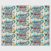 Chance Taker Dream Maker Cadeaupapier (Vlak)