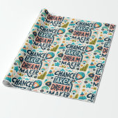 Chance Taker Dream Maker Cadeaupapier (Uitgerold)