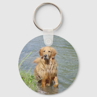 Chance ~ the Golden Retriever Sleutelhanger