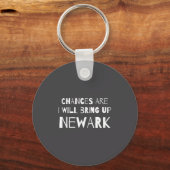 Chances Are I Will Bring Up Newark New Jersey Nj H Sleutelhanger (Voorkant)