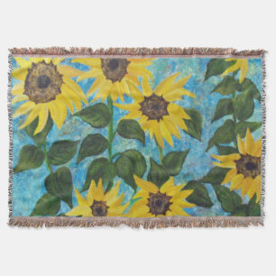 Chance's Sunflower Afghan Deken