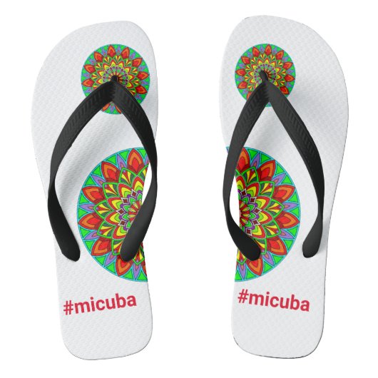 chanchetas logo#micuba teenslippers (Voetbed)