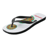 chanchetas logo#micuba teenslippers (Schuin)