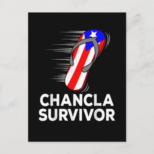 Chancla-overlevende Aankondigingskaart (Voorkant)
