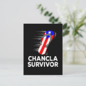 Chancla-overlevende Aankondigingskaart (Staand voorkant)