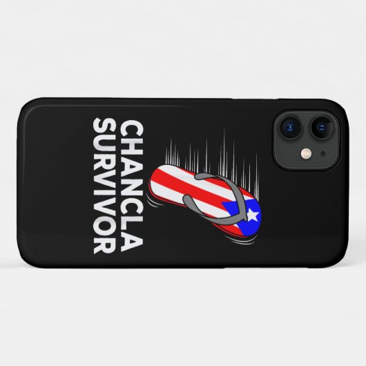 Chancla-overlevende Case-Mate iPhone Case (Achterkant (horizontaal))