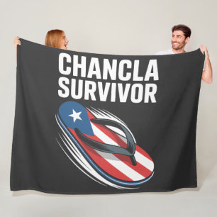 chancla overlevende grappige Spaanse grap Fleece Deken