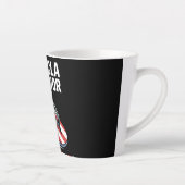 Chancla-overlevende grappige Spaanse grap Latte Mok (Rechts)