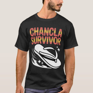 Chancla-overlevende Latijns familiehumor vriend T-shirt