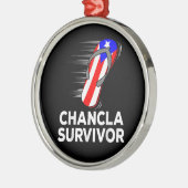Chancla-overlevende Metalen Ornament (Links)