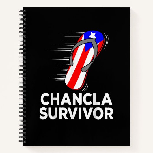 Chancla-overlevende Notitieboek (Voorkant)