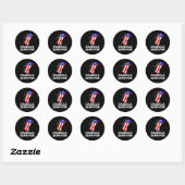 Chancla-overlevende Ronde Sticker (Vel)