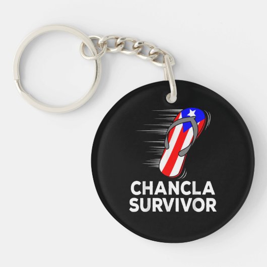 Chancla-overlevende Sleutelhanger (Voorkant)