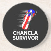 Chancla-overlevende Zandsteen Onderzetter (Voorkant)