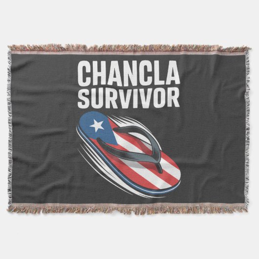 chancla overlever grappige Spaanse grap Deken (Voorkant)