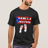 Chancla Survivor Puerto Rico Funny Spain Joke Gi T-shirt (Voorkant)