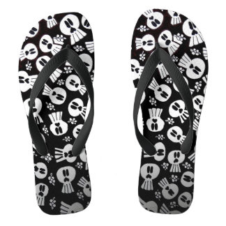 chanclas - flip flops -calveras -skulls