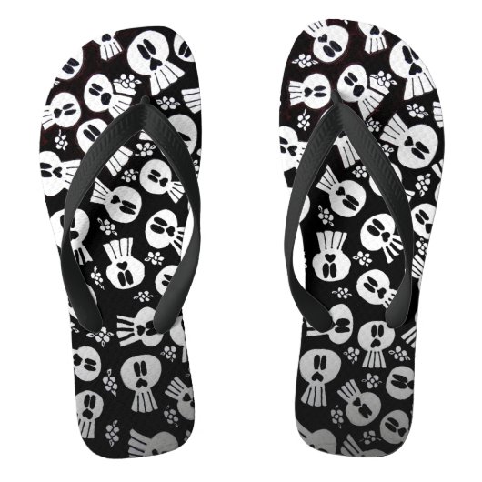 chanclas - flip flops -calveras -skulls (Voetbed)