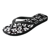 chanclas - flip flops -calveras -skulls (Schuin)