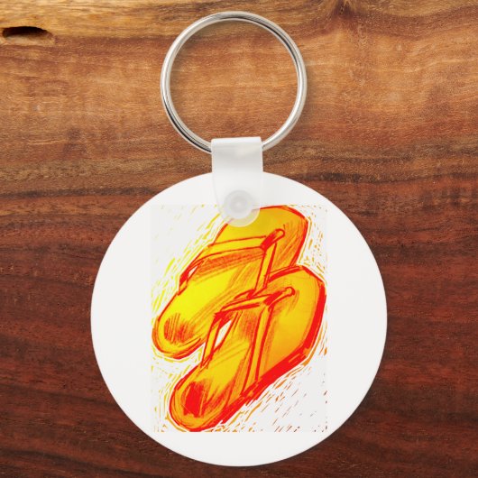 Chanclas Sleutelhanger (Voorkant)