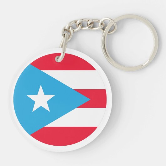 Chancleta Survivor Puerto Rican Club Sleutelhanger (Achterkant)