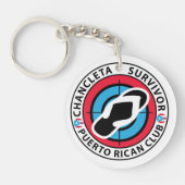 Chancleta Survivor Puerto Rican Club Sleutelhanger (Voorkant)