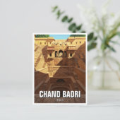 Chand Baori Stepwell India Reizen Briefkaart (Staand voorkant)