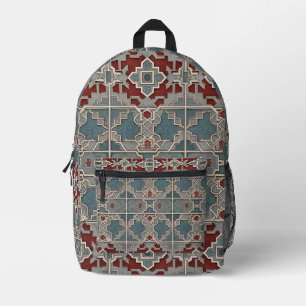 Chand Motif Bedrukte Rugzak