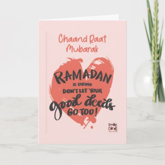 Chand Raat Mubarak - Ramadan Kaart (Voorkant)