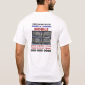 Chandail Pour Restauration de Phares & Lumières T-shirt (Achterkant)