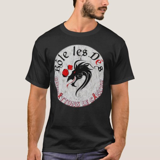 Chandail Rôle les Dés Combattons le Cancer T-shirt (Voorkant)