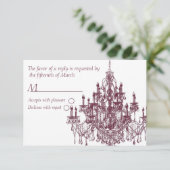 Chandee Amore' rsvp kaart-TP Kaartje (Staand voorkant)