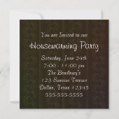 Chandeleir Sofa Housewarming Party Kaart (Achterkant)