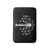 Chandelier Black Bath Mat (Voorkant Verticaal)