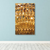 chandelier canvas afdruk (Insitu (Houten vloer))