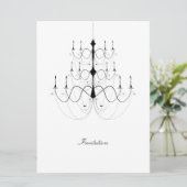 Chandelier - CP Uitnodiging (Staand voorkant)