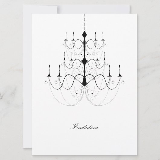 Chandelier - CP Uitnodiging (Voorkant)