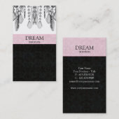 Chandelier Crystals Real Estate Visitekaartje Pink (Voorkant / Achterkant)