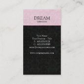 Chandelier Crystals Real Estate Visitekaartje Pink (Achterkant)