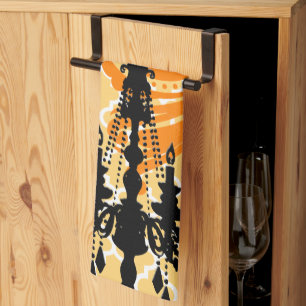 Chandelier Damask Moroccan Tegel Theedoek