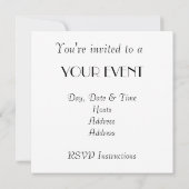 Chandelier Dogs Puppies Party Invitation Sjabloon Kaart (Achterkant)