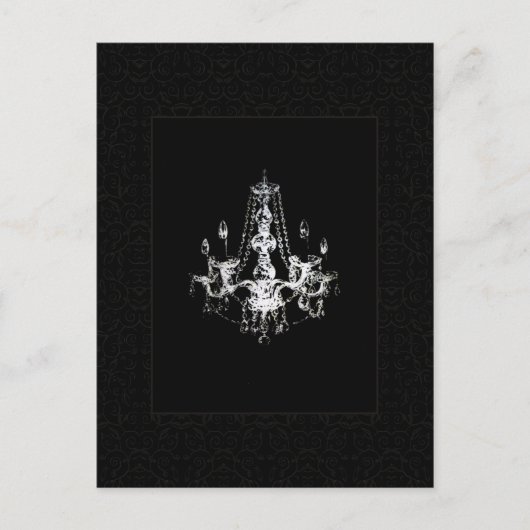 Chandelier Elegance - Briefkaart (Voorkant)