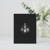 Chandelier Elegance - Briefkaart (Staand voorkant)