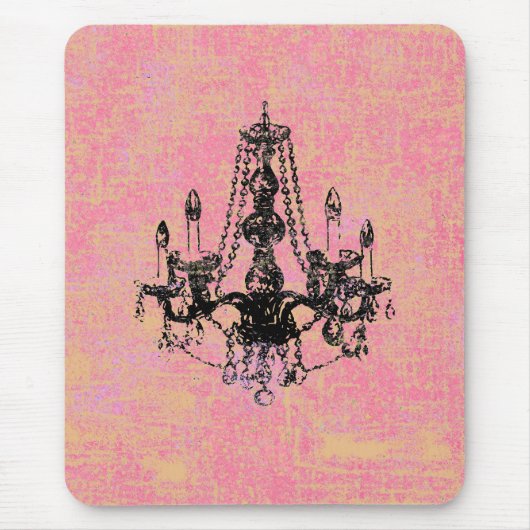 Chandelier Elegance ~ Mousepad Muismat (Voorkant)