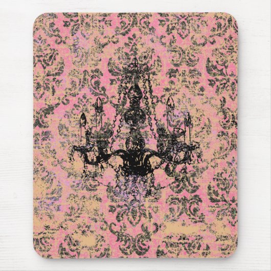 Chandelier Elegance ~ Mousepad Muismat (Voorkant)