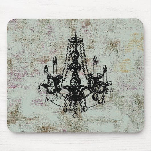Chandelier Elegance ~ Mousepad Muismat (Voorkant)