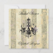 Chandelier Elegance ~ Uitnodiging (Voorkant)