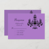 Chandelier en Bats RSVP (Voorkant / Achterkant)